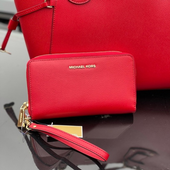 Michael kors voyager east west tote+ wallet set - Picture 4 of 11